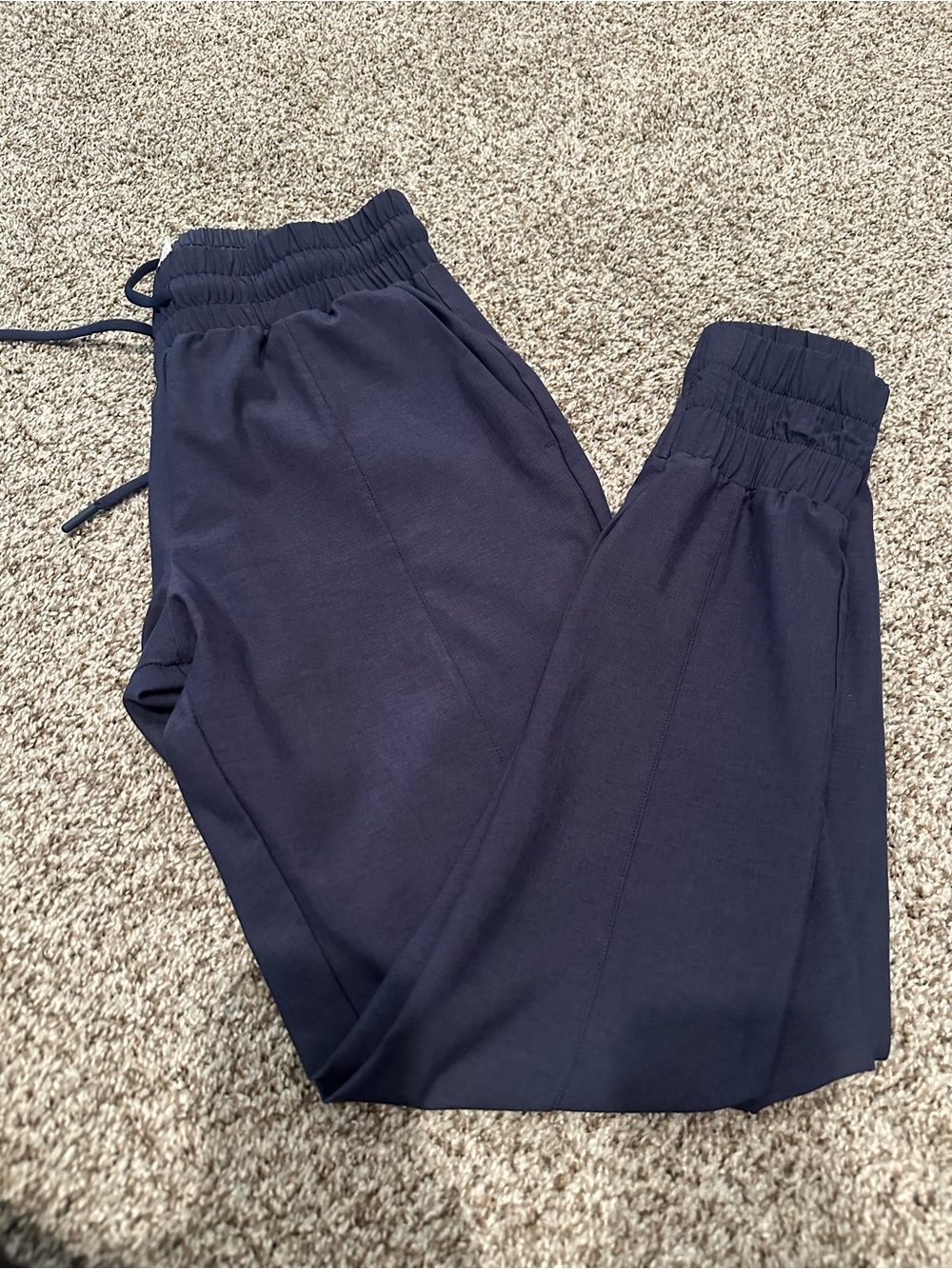 Zyia Navy Perfection Jogger Pants with Elastic Waist